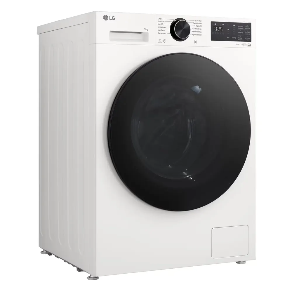 Lg - Lave Linge Hublot F94x56wsta - 9 Kg - 1400 Tr/Min - Classe A - Moteur Direct Drive - Autodosage - Connecté — vue 10