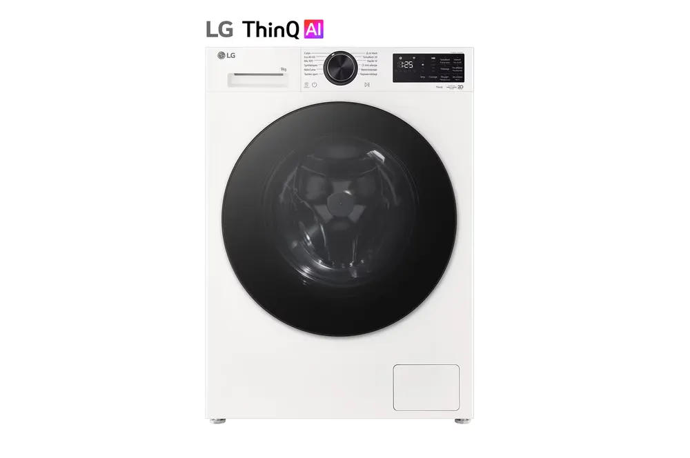 Lg - Lave Linge Hublot F94x56wsta - 9 Kg - 1400 Tr/Min - Classe A - Moteur Direct Drive - Autodosage - Connecté — vue 4