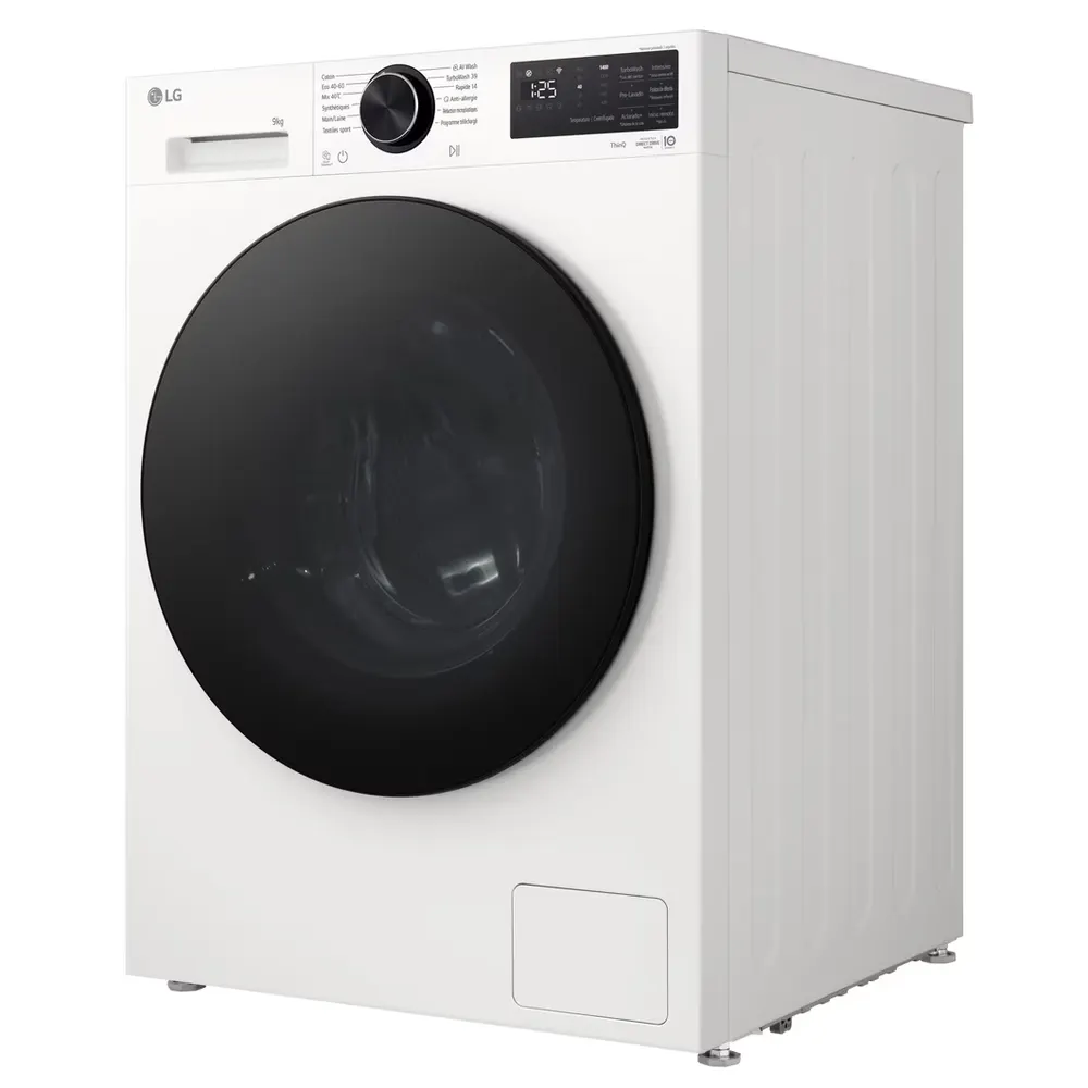 Lg - Lave Linge Hublot F94x56wsta - 9 Kg - 1400 Tr/Min - Classe A - Moteur Direct Drive - Autodosage - Connecté — vue 12