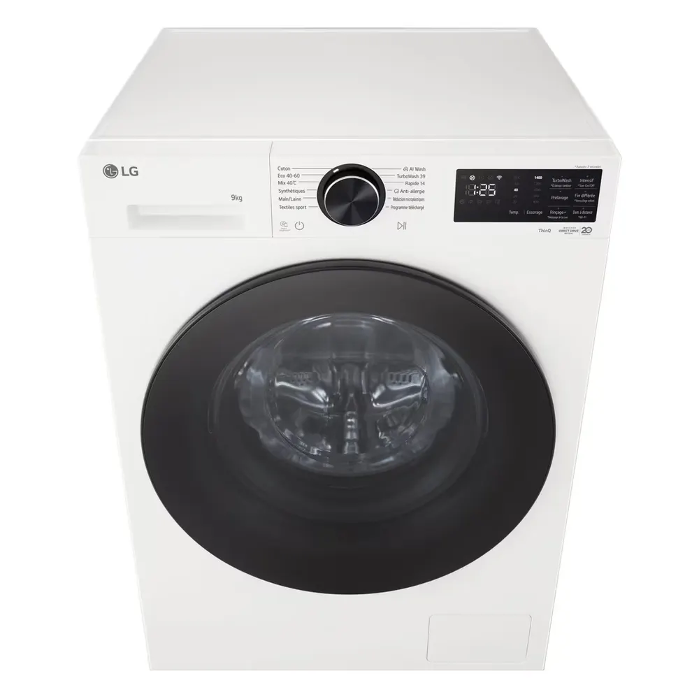 Lg - Lave Linge Hublot F94x56wsta - 9 Kg - 1400 Tr/Min - Classe A - Moteur Direct Drive - Autodosage - Connecté — vue 5