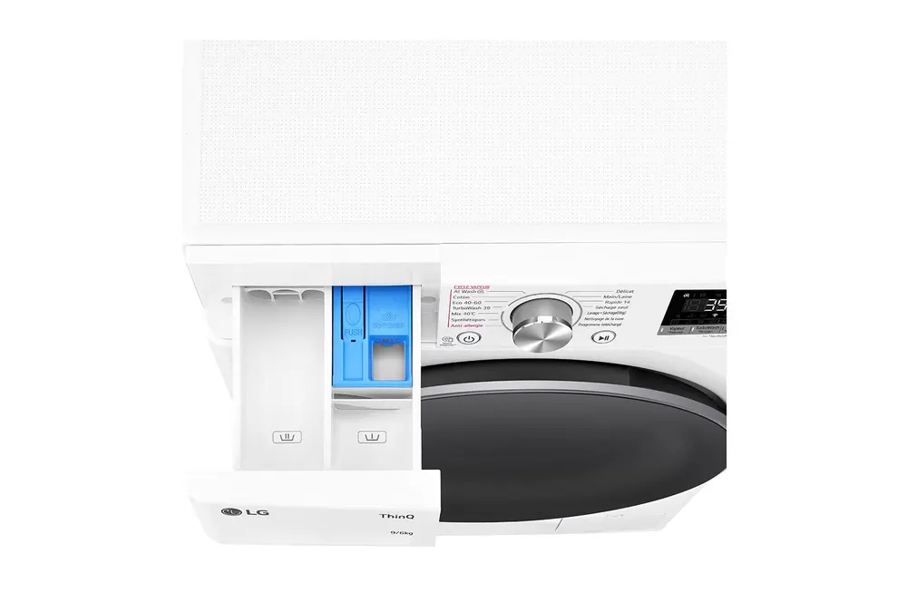 Lg Lave-linge séchant frontal 9/6kg 1400 tours/min - F964R71WRST — vue 8