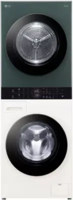 Lg - Lave Linge Séchant Hublot F214wt8grbe - 12/10 Kg - 1400 Tr/Min - Moteur Direct Drive - Turbowash - Vapeur - Connecté