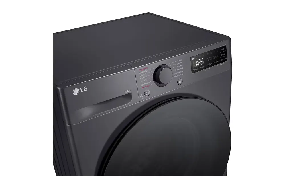 Lg - Lave Linge Séchant Hublot F964r56mbrs - 9/6 Kg - 1400 Tr/Min - Classe D - Moteur Direct Drive - Connecté - Noir — vue 9