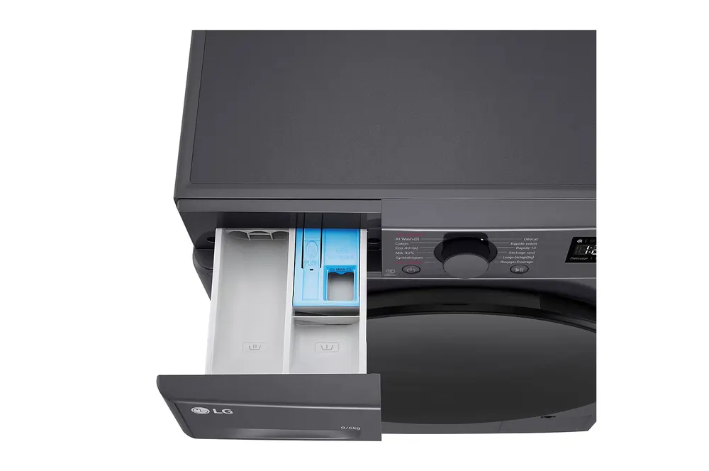 Lg - Lave Linge Séchant Hublot F964r56mbrs - 9/6 Kg - 1400 Tr/Min - Classe D - Moteur Direct Drive - Connecté - Noir — vue 8