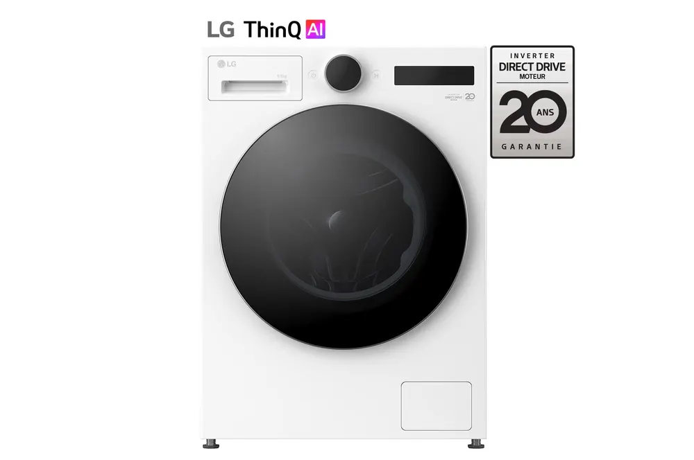 Lg - Lave Linge Séchant Hublot F964x71wsta - 9/6 Kg - 1400 Tr/Min - Classe D - Moteur Direct Drive - Dosage Automatique - Connecté — vue 4