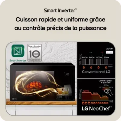 Lg - Micro Ondes Grill Mh7295cir — vue 11