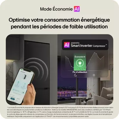 Lg - Réfrigérateur Combiné Gbbs322cpy — vue 8
