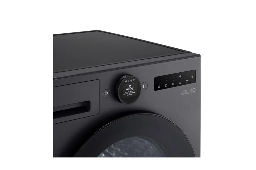 LG Sèche linge 9 kg Molette écran LCD - RH9X76BM — vue 5