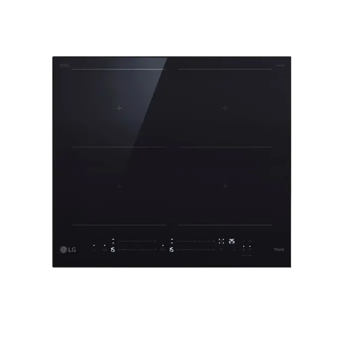 Lg Table de cuisson induction 60cm 4feux 7400w noir - CBIZ2437B