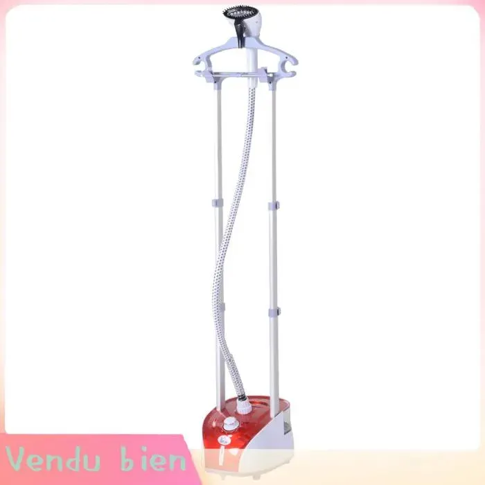 LIA Défroisseur vapeur vertical 1950W 2L 32g/min télescopique rouge