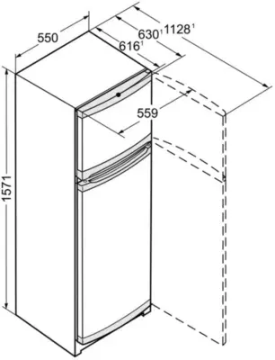 Liebherr - Réfrigérateur 2 Portes Ctpele251-26 — vue 6