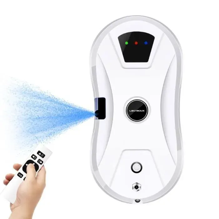 LIECTROUX Robot Lave Vitre YW610 - Haute performance rservoir deau 30mL Robot nettoyeur laveur de vitres intelligent autonome