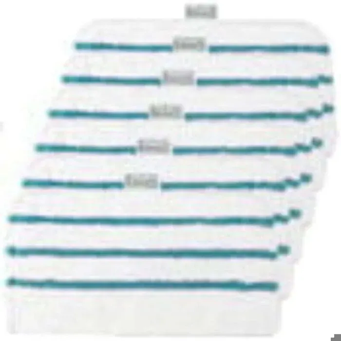 Lingettes pour balai vapeur - PZCC - Lot de 6 - Microfibre - Lavables à 60°C - Réutilisables jusquà 100 cycles
