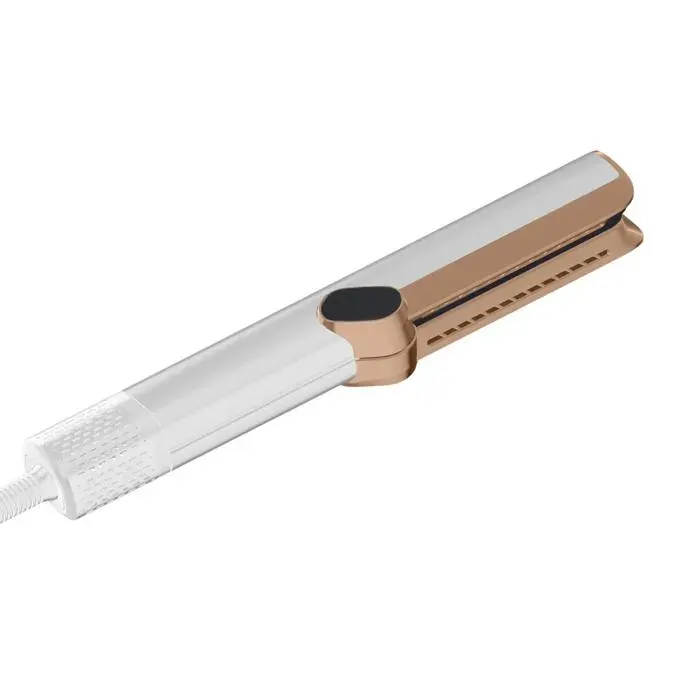 Lisseur 1 000W séchoir intégré réglage de la température et de la vitesse écran LED ions négatifs chauffage rapide PTC blanc