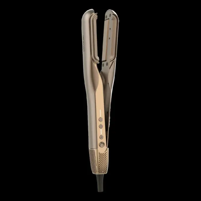 Lisseur 2-en-1 - CECOTEC - AirLisse 2in1 ForceDry Duo - Double plaque chauffante - 1000W - Débit dair 13 m/s