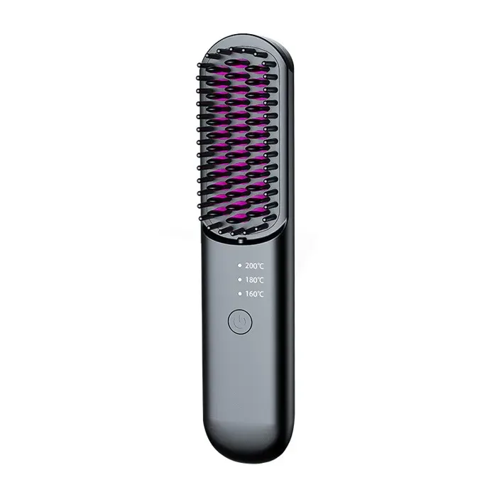 Lisseur à cheveux portable sans fil - ULISEM - Rechargeable USB - 3 niveaux de chaleur - Coiffage et soin 2-en-1