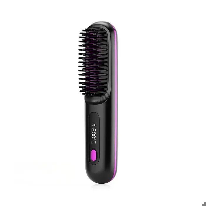 Lisseur à cheveux sans fil rechargeable MCH céramique mini portable 199 M ions négatifs 3 températures