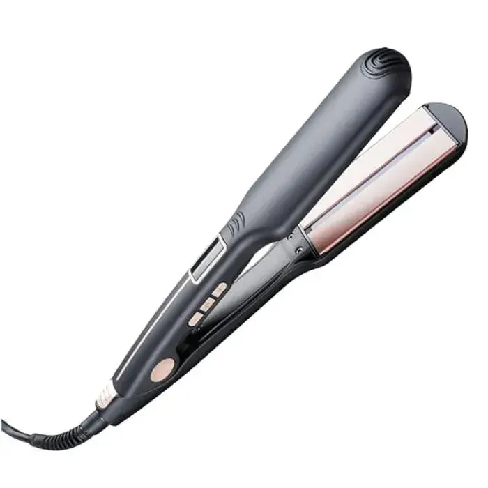 Lisseur boucleur 2-en-1 45 W – Ions négatifs température 100–230 °C préchauffage rapide – Multicolore