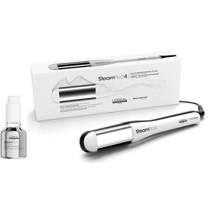Lisseur-Boucleur Vapeur Professionnel Steampod 4 LOréal Professionnel Paris et son Soin Lissant Professionnel