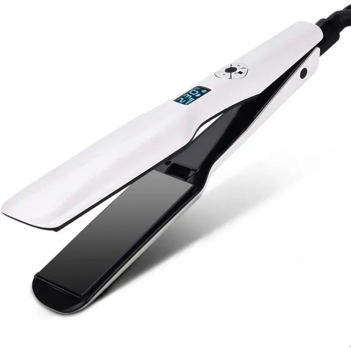 Lisseur Cheveux Plaque Large 45mmFer à Lisser en Revêtement Advanced CeramicRend Vos Cheveux Doux et BrillantsÉcran LCD