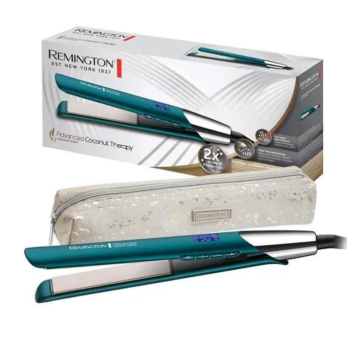 Lisseur Cheveux [Soin nourrissant à la noix de coco] Advanced Therapy (Filtres anti-UVBrilance & DouceurCéramiqueCapteur régule