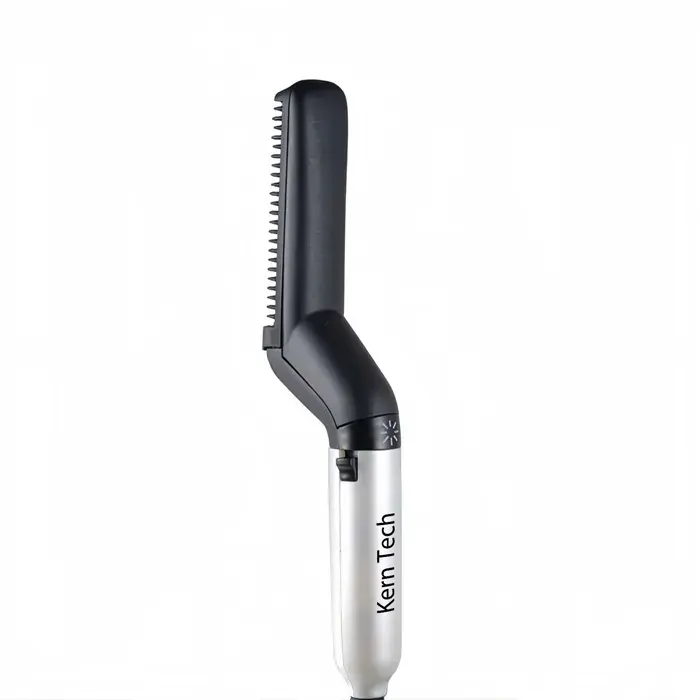Lisseur De Barbe - Kern Tech - Multifonctionnel - Sec et humide - Peigne barbe chauffant - Peigne à cheveux lisses pour hommes — coloris Gris