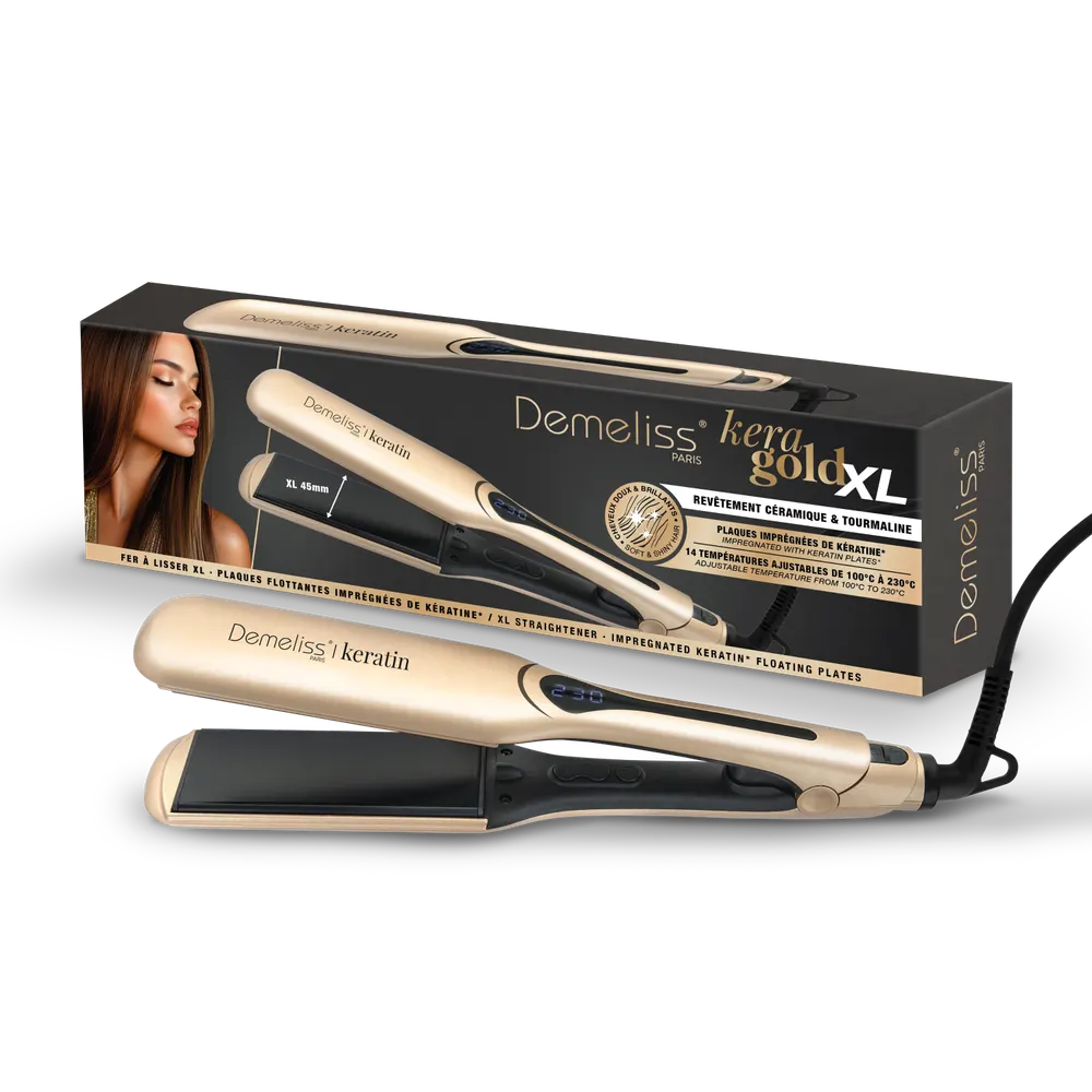 Lisseur Demeliss Kera-gold Xl Plaques Larges — vue 3