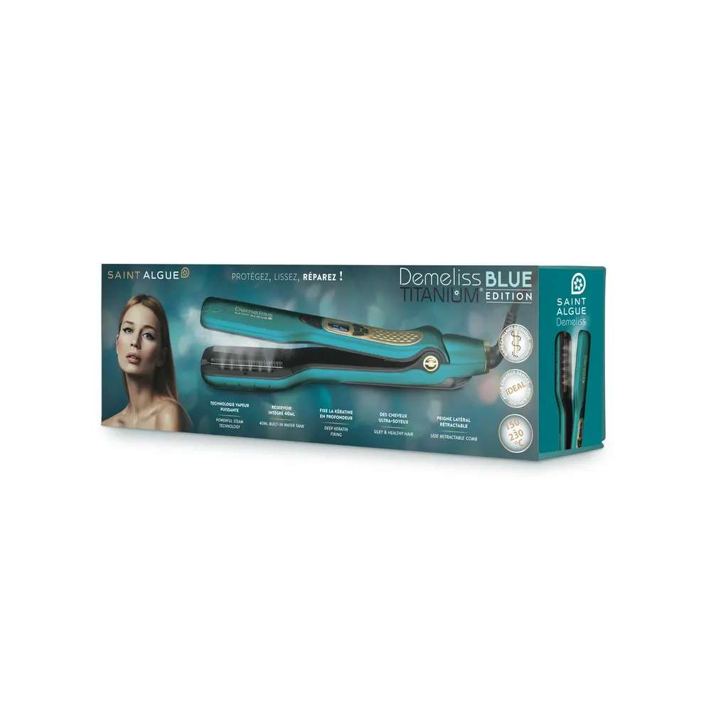 Lisseur demeliss titanium bleu SAINT ALGUE