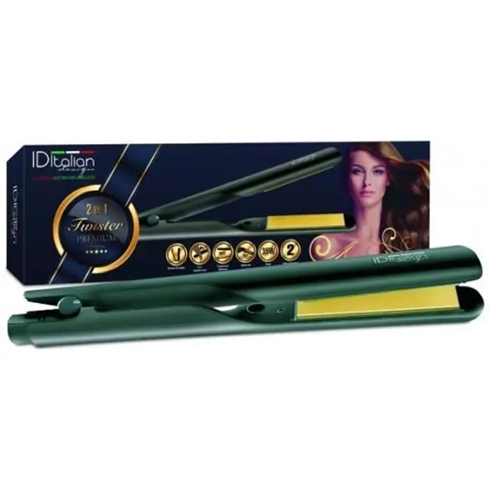 Lisseur professionnel 2 en 1 Twist Premium – Lisse & ondule – Italian Design