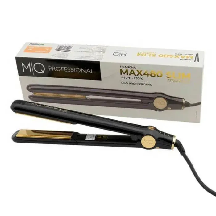 Lisseur professionnel MQ MAX480 Slim Titane bi-volt automatique 480 °F / 250 °C