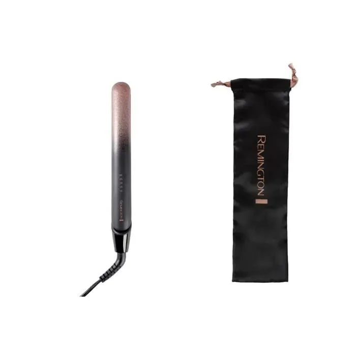 Lisseur REMINGTON S5305 Rose Shimmer - 5 températures 150 à 230°C – chauffe rapide – arrêt automatique