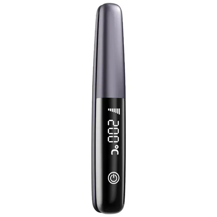 Lisseur sans fil rechargeable - AIORBER - Mini Type-C - Plaque céramique - 4 températures - Lissage & bouclage — coloris Noir