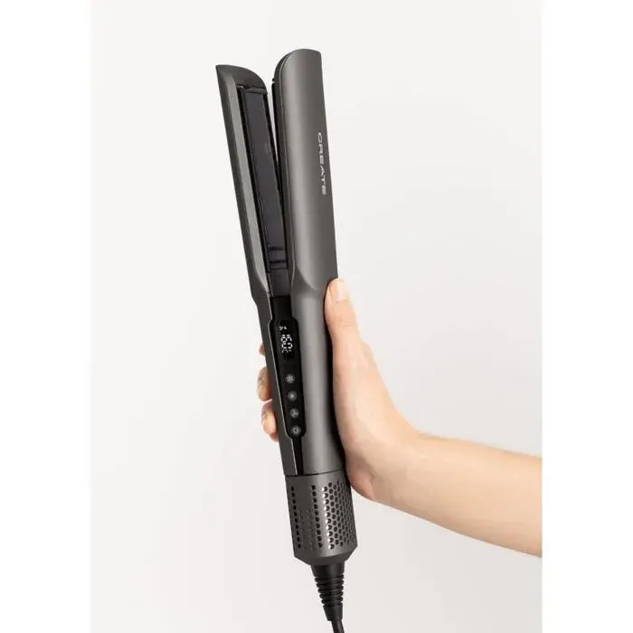 Lisseur-séchoir ionique 2-en-1 - Create - Styler Air Céramique Dual - Cheveux mouillés ou secs