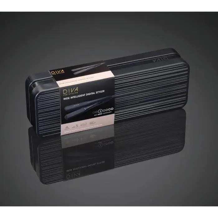 Lisseur/Styler - GENERIC - Diva Pro - Céramique infusée - Réglages de chaleur 110-230°C - Arrêt automatique