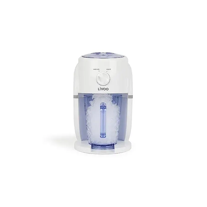 Livoo – Appareil 2 en 11 granités et glace pilée DOM430 – 11L 2 tailles de glace possible 250g/minutes 25W White BLENDER