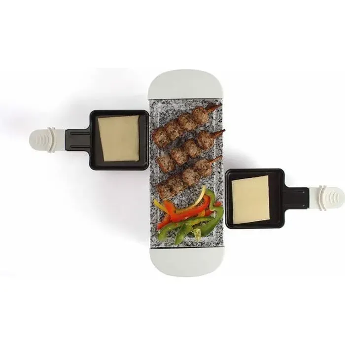LIVOO DOC156W Appareil à raclette 2 personnes - Blanc