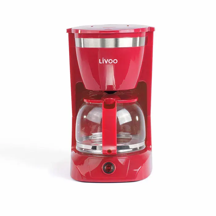 LIVOO DOD163R Cafetière électrique - Rouge