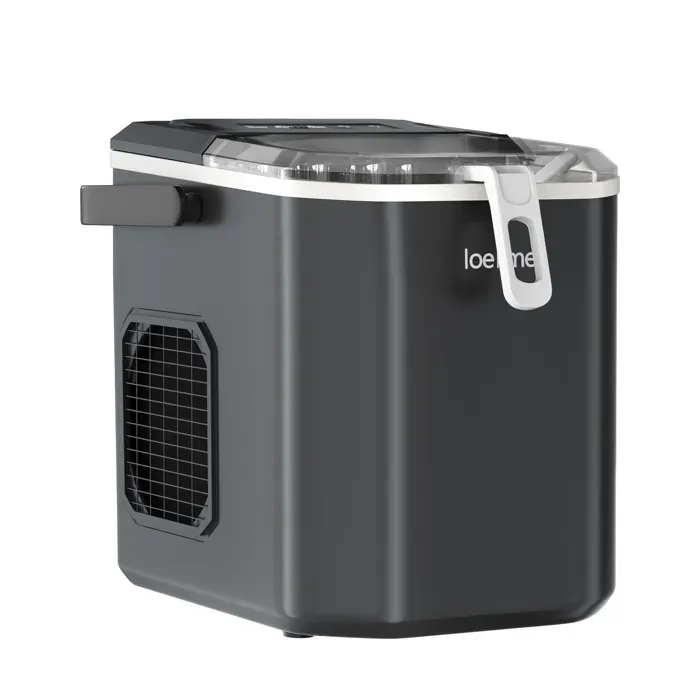 LOEFME Machine à Glaçons 12 L 12 kg/24h 9 Glaçons en 6-8 min Noir