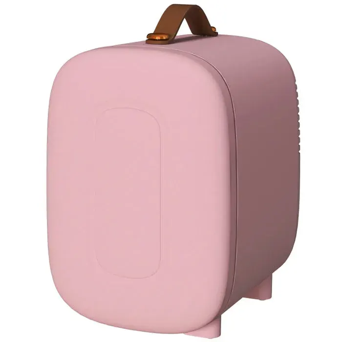 Logidon Beauty Fridge Mini Réfrigérateur 4 L Rose Compact Cosmétique