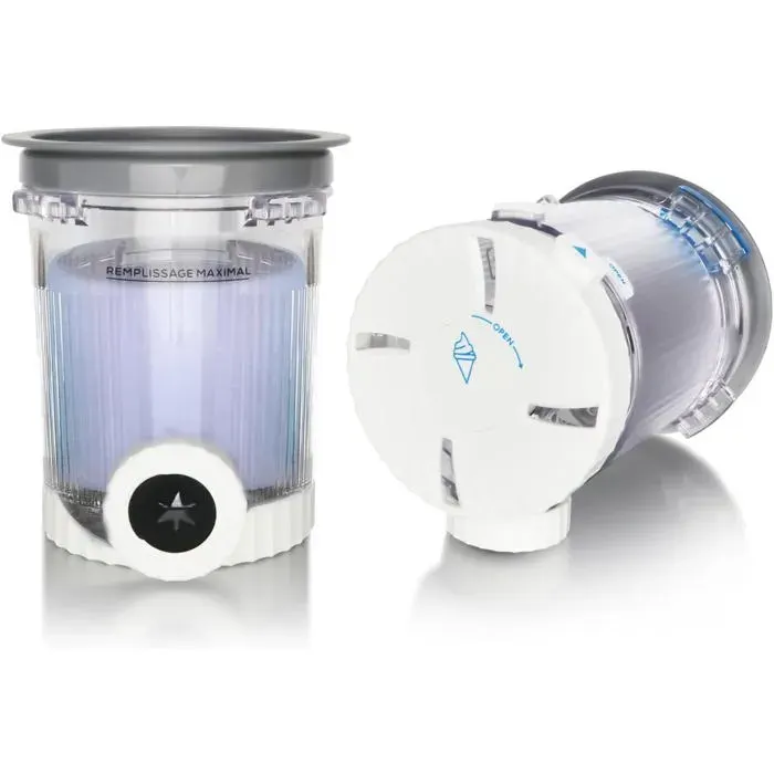 Lot De 2 Récipients De Rechange Avec Couvercle Pour Ninja Creami Nc700/Nc701 Series - Passe Au Lave-Vaisselle Et Sans Bpa