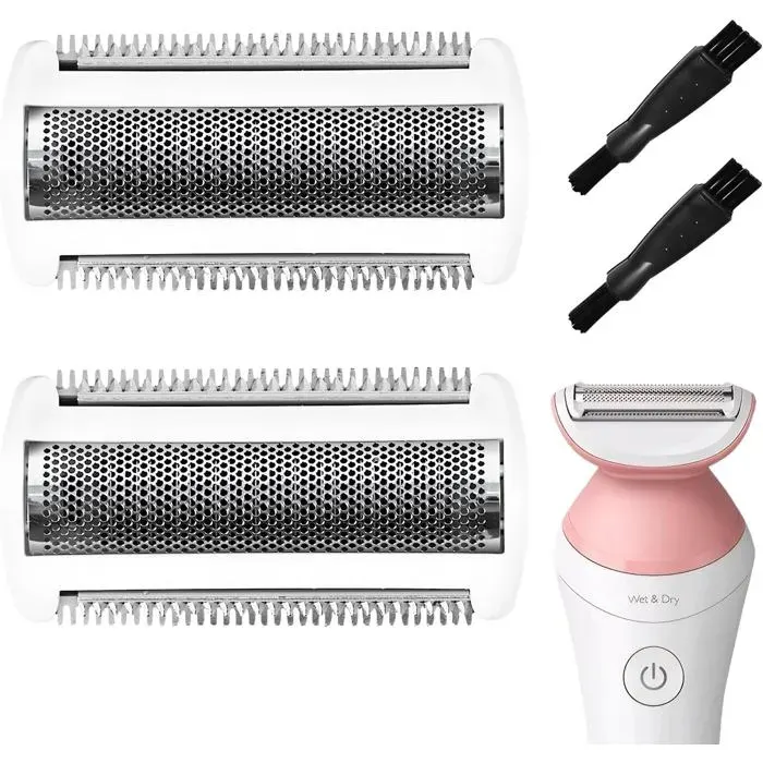 Lot de 2 têtes de rechange pour tondeuse BRL130 BRL140 BRL175 RL146 BG2000 - Tête de rechange en acier inoxydable [A1]