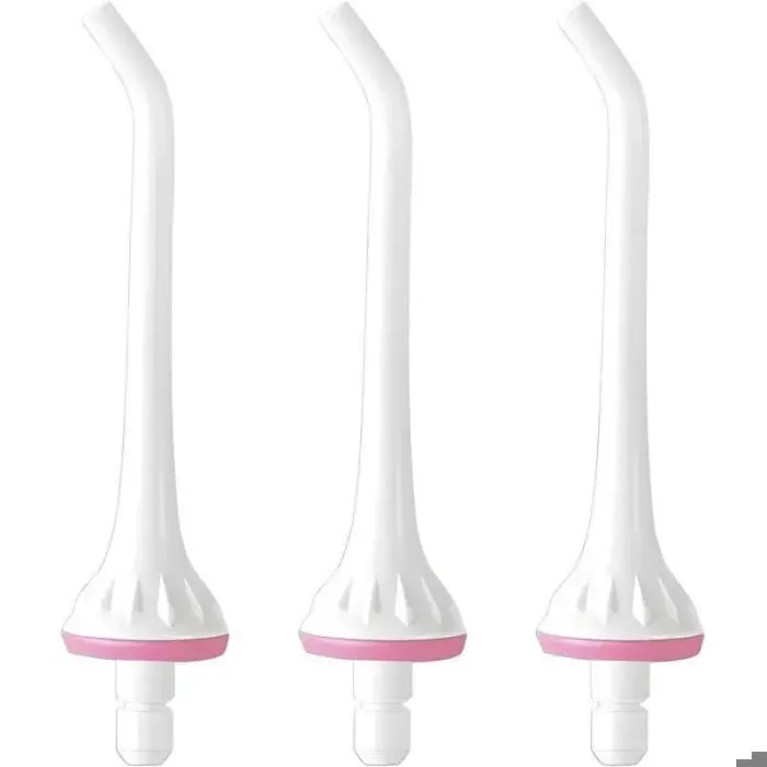 Lot de 3 Buses à Jet pour Hydropulseur Buccal - Embouts de Rechange en ABS Durable - Blanche