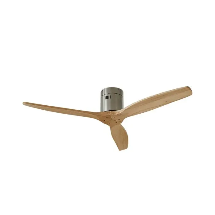 Lucande Ventilateur de plafond Vindur (Moderne) en Marron Bois e. a. pour Salon & Salle à manger