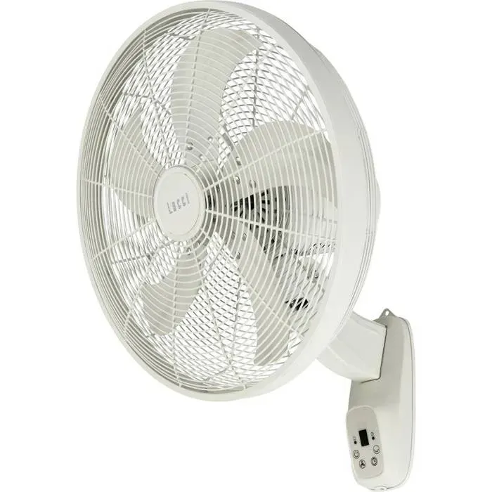 Lucci AIR Glide DC WV Ventilateur mural 36 W blanc