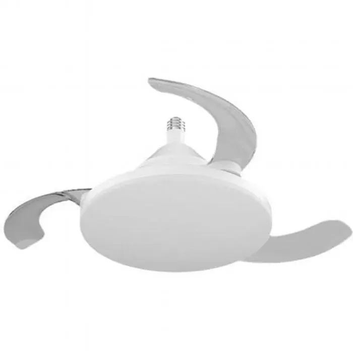 Lumière gradable 30W diamètre 25 cm 3 pales invisibles silencieux avec télécommande 3 vitesses et minuterie.