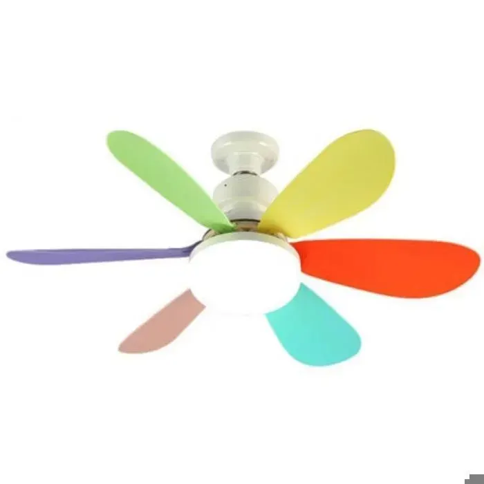 Lustre ventilateur de plafond - - E27 - 40 Watt - Silencieux - Multifonctionnel - Blanc - Installation simple ENEVAOCT