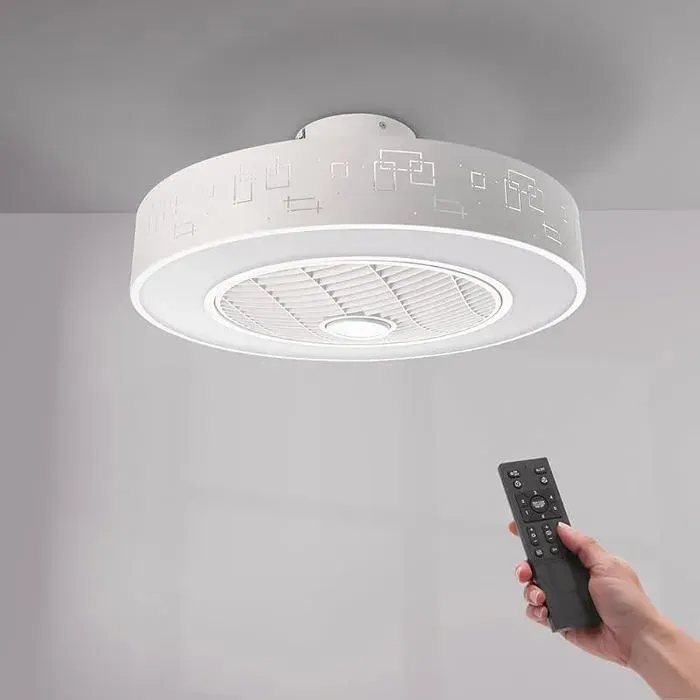 M Ventiteur de pfond Led Plus Sticks avec lumière et télécommandeéconomie énergiemoteur DC5 palesSticks VENTILATEUR DE PLAFOND
