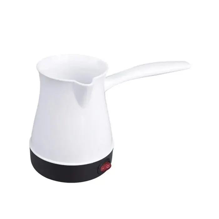 Machine à café 500 watts capacité de 300 ml chauffage rapide design ergonomique portable blanc