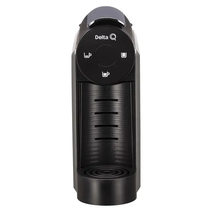 Machine à café à capsules - DELTA Q - MiniQool - Gris - 19 bars - Réservoir 06L - Compatible Delta Q - Multi-boissons