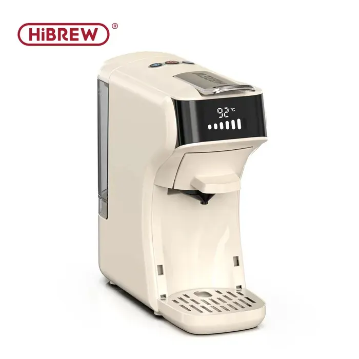 Machine à café à capsules HiBREW H1B 6 en 1 café chaud/froid Dolce Gusto poudre Nespresso jaune